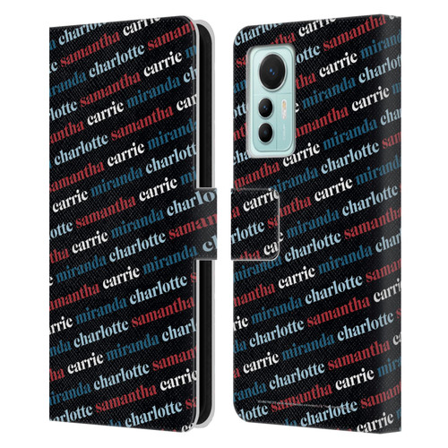Sex and The City: Television Series Graphics Name Pattern 2 Leather Book Wallet Case Cover For Xiaomi 12 Lite