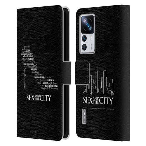 Sex and The City: Television Series Graphics Shoe Leather Book Wallet Case Cover For Xiaomi 12T Pro