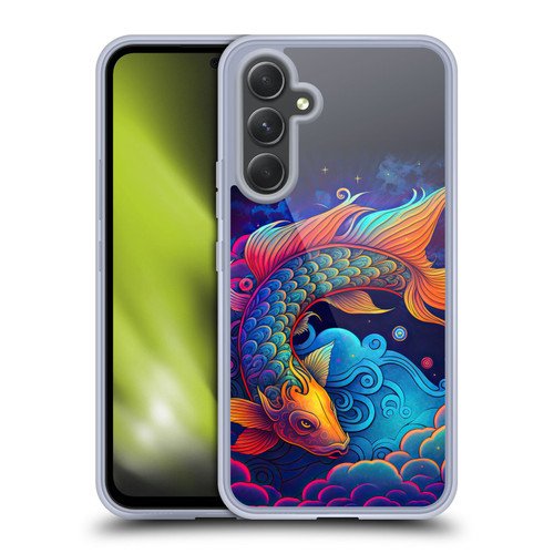 Wumples Cosmic Animals Clouded Koi Fish Soft Gel Case for Samsung Galaxy A54 5G