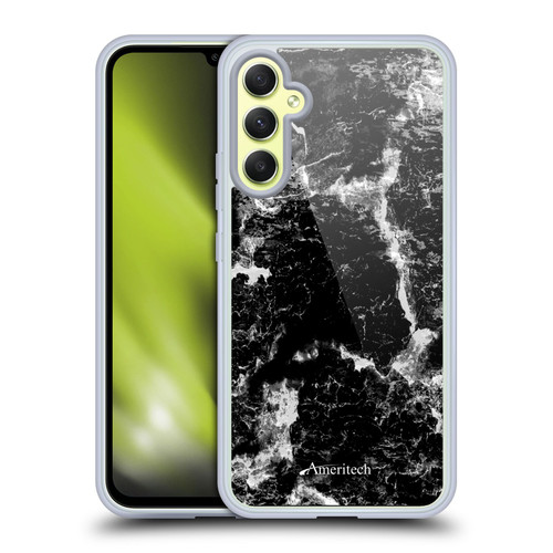 Ameritech Graphics Black Marble Soft Gel Case for Samsung Galaxy A34 5G