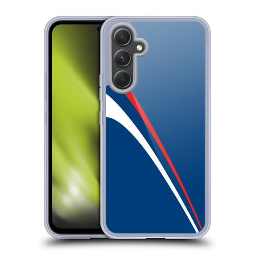 Ameritech Graphics Red And White Lines Soft Gel Case for Samsung Galaxy A54 5G