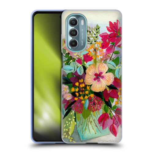 Suzanne Allard Floral Graphics Flamands Soft Gel Case for Motorola Moto G Stylus 5G (2022)
