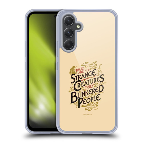 Fantastic Beasts The Crimes Of Grindelwald Art Nouveau Strange Creatures Soft Gel Case for Samsung Galaxy A54 5G