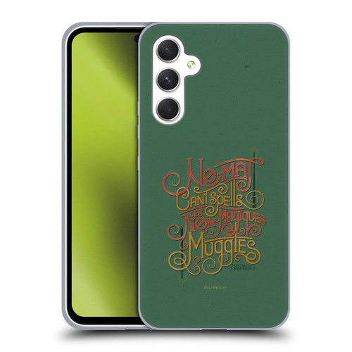 Fantastic Beasts The Crimes Of Grindelwald Art Nouveau Muggles Soft Gel Case for Samsung Galaxy A54 5G