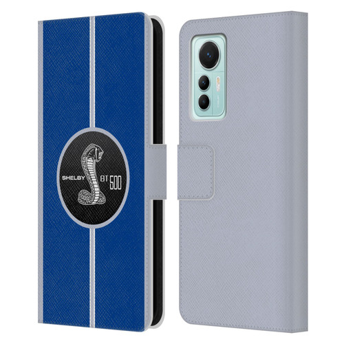 Shelby Car Graphics GT500 Leather Book Wallet Case Cover For Xiaomi 12 Lite