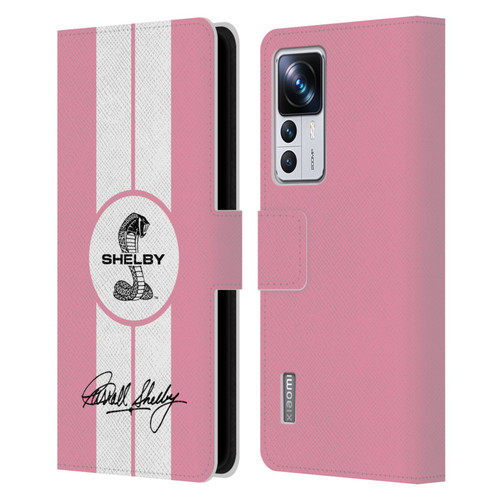 Shelby Car Graphics 1965 427 S/C Pink Leather Book Wallet Case Cover For Xiaomi 12T Pro