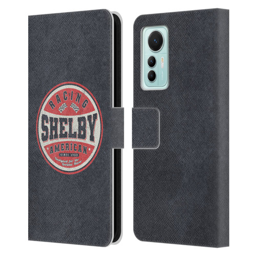 Shelby Logos Vintage Badge Leather Book Wallet Case Cover For Xiaomi 12 Lite