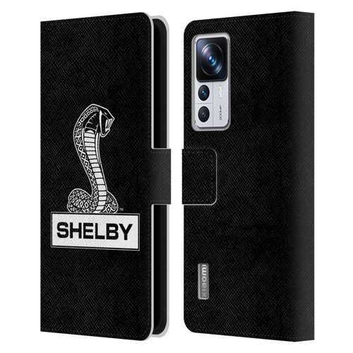 Shelby Logos Plain Leather Book Wallet Case Cover For Xiaomi 12T Pro