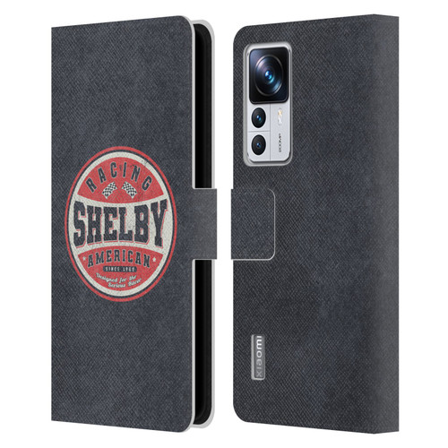 Shelby Logos Vintage Badge Leather Book Wallet Case Cover For Xiaomi 12T Pro