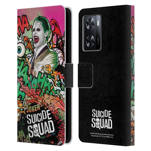 Suicide Squad 2016 Graphics Joker Poster Leather Book Wallet Case Cover For OPPO A57s