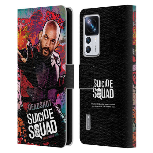 Suicide Squad 2016 Graphics Deadshot Poster Leather Book Wallet Case Cover For Xiaomi 12T Pro