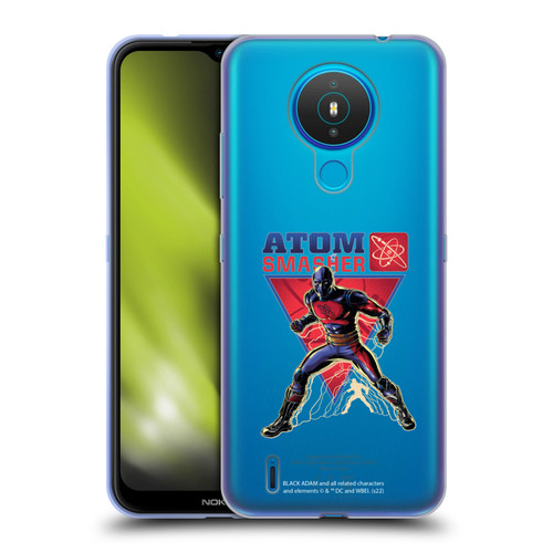 Black Adam Graphics Atom Smasher Soft Gel Case for Nokia 1.4