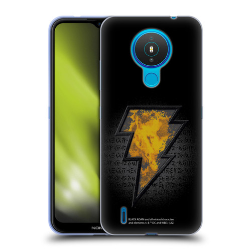 Black Adam Graphics Icon Soft Gel Case for Nokia 1.4