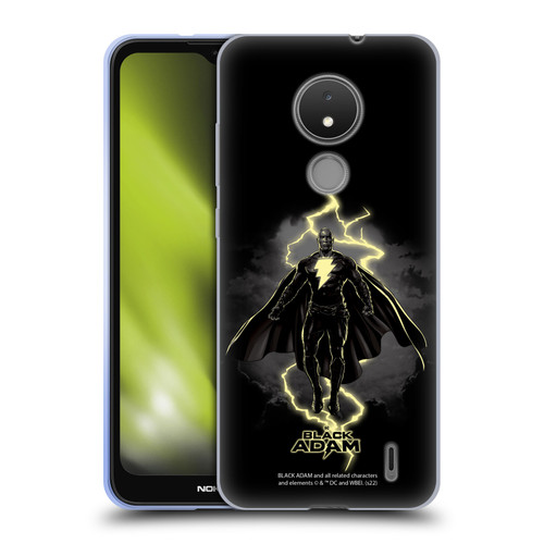 Black Adam Graphics Lightning Soft Gel Case for Nokia C21