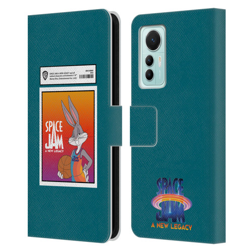 Space Jam: A New Legacy Graphics Bugs Bunny Card Leather Book Wallet Case Cover For Xiaomi 12 Lite
