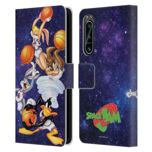 Space Jam (1996) Graphics Poster Leather Book Wallet Case Cover For Sony Xperia 5 IV