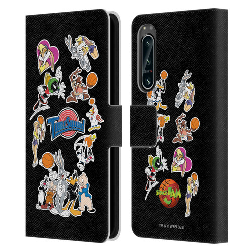 Space Jam (1996) Graphics Tune Squad Leather Book Wallet Case Cover For Sony Xperia 5 IV