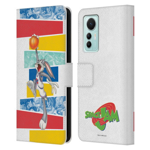 Space Jam (1996) Graphics Bugs Bunny Leather Book Wallet Case Cover For Xiaomi 12 Lite