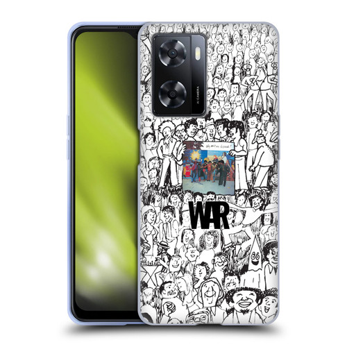 War Graphics Friends Doodle Art Soft Gel Case for OPPO A57s