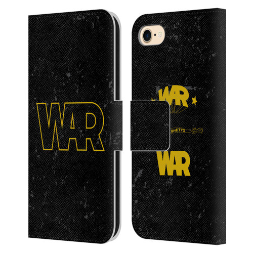 War Graphics Logo Leather Book Wallet Case Cover For Apple iPhone 7 / 8 / SE 2020 & 2022