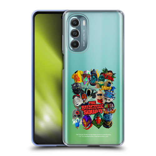 The Suicide Squad 2021 Character Poster Group Head Soft Gel Case for Motorola Moto G Stylus 5G (2022)