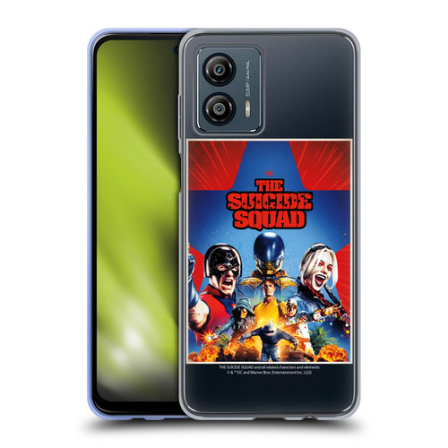The Suicide Squad 2021 Character Poster Group Soft Gel Case for Motorola Moto G53 5G