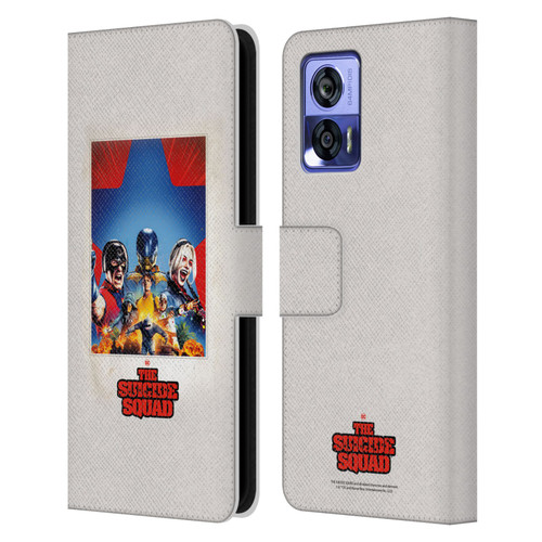 The Suicide Squad 2021 Character Poster Group Leather Book Wallet Case Cover For Motorola Edge 30 Neo 5G