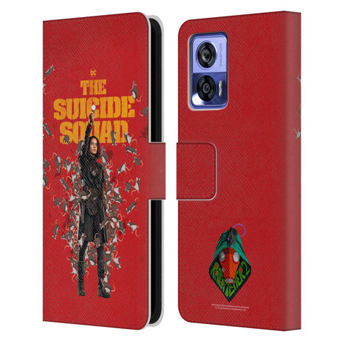 The Suicide Squad 2021 Character Poster Ratcatcher Leather Book Wallet Case Cover For Motorola Edge 30 Neo 5G