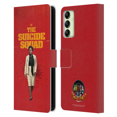 The Suicide Squad 2021 Character Poster Amanda Waller Leather Book Wallet Case Cover For Samsung Galaxy A14 5G