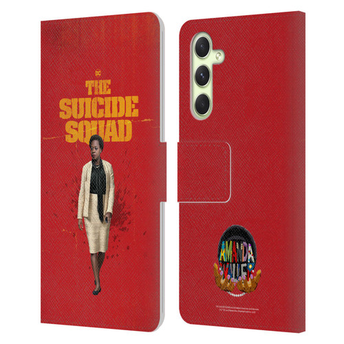 The Suicide Squad 2021 Character Poster Amanda Waller Leather Book Wallet Case Cover For Samsung Galaxy A54 5G
