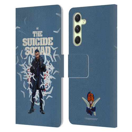 The Suicide Squad 2021 Character Poster Captain Boomerang Leather Book Wallet Case Cover For Samsung Galaxy A54 5G