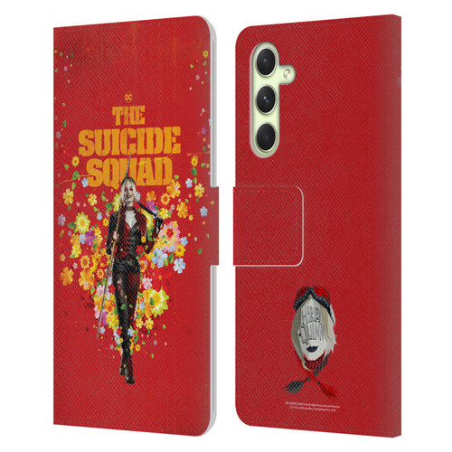 The Suicide Squad 2021 Character Poster Harley Quinn Leather Book Wallet Case Cover For Samsung Galaxy A54 5G