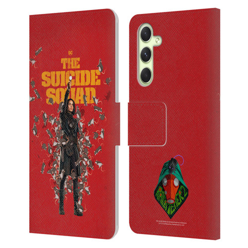 The Suicide Squad 2021 Character Poster Ratcatcher Leather Book Wallet Case Cover For Samsung Galaxy A54 5G