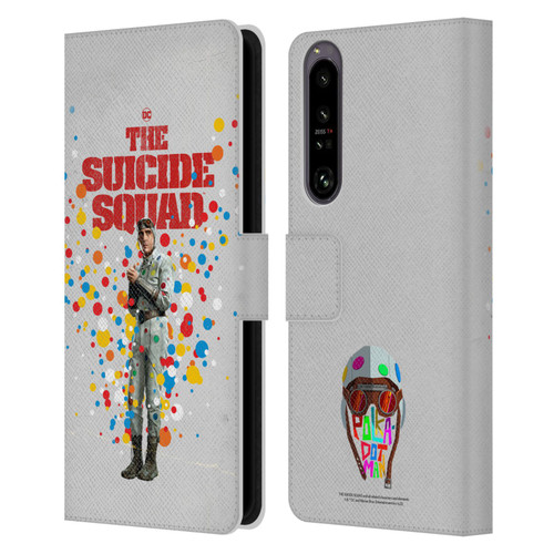 The Suicide Squad 2021 Character Poster Polkadot Man Leather Book Wallet Case Cover For Sony Xperia 1 IV