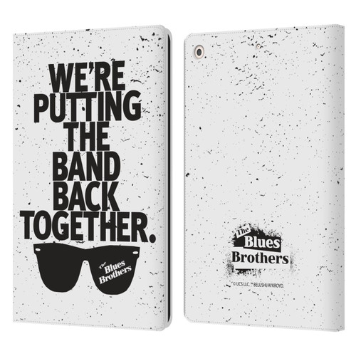 The Blues Brothers Graphics The Band Back Together Leather Book Wallet Case Cover For Apple iPad 10.2 2019/2020/2021