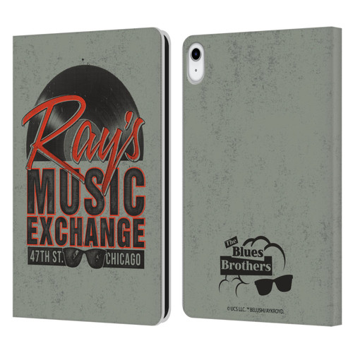 The Blues Brothers Graphics Ray's Music Exchange Leather Book Wallet Case Cover For Apple iPad 10.9 (2022)