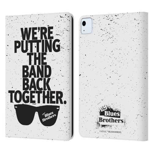 The Blues Brothers Graphics The Band Back Together Leather Book Wallet Case Cover For Apple iPad Air 2020 / 2022