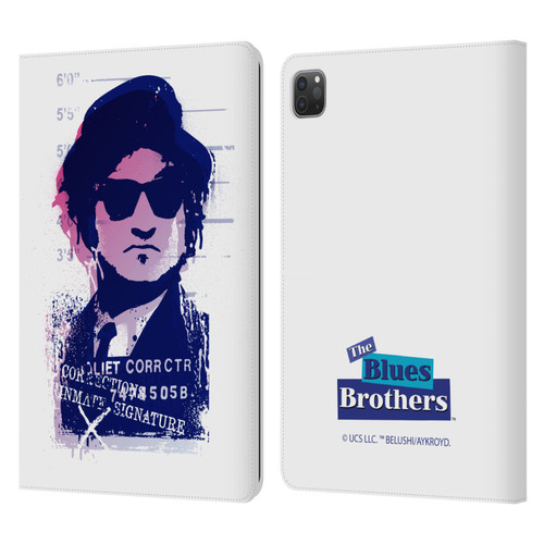 The Blues Brothers Graphics Jake Leather Book Wallet Case Cover For Apple iPad Pro 11 2020 / 2021 / 2022