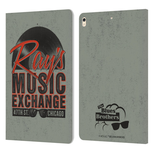 The Blues Brothers Graphics Ray's Music Exchange Leather Book Wallet Case Cover For Apple iPad Pro 10.5 (2017)