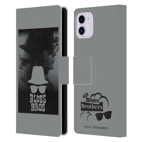 The Blues Brothers Graphics Jake And Elwood Leather Book Wallet Case Cover For Apple iPhone 11