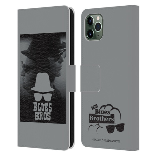 The Blues Brothers Graphics Jake And Elwood Leather Book Wallet Case Cover For Apple iPhone 11 Pro Max