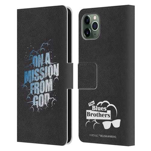 The Blues Brothers Graphics On A Mission From God Leather Book Wallet Case Cover For Apple iPhone 11 Pro Max