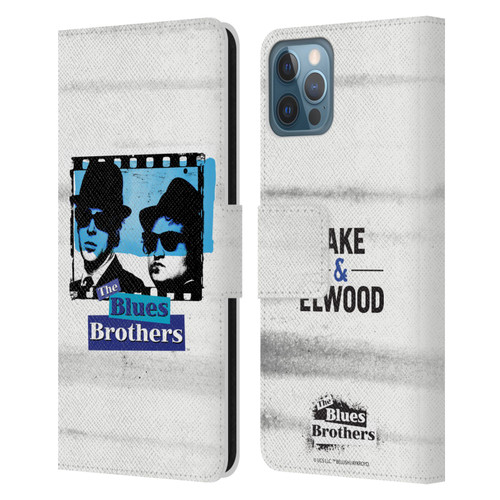 The Blues Brothers Graphics Film Leather Book Wallet Case Cover For Apple iPhone 12 / iPhone 12 Pro