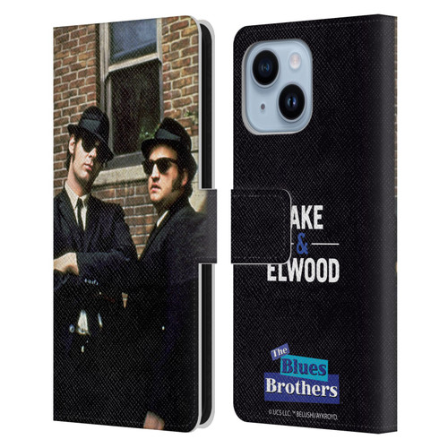 The Blues Brothers Graphics Photo Leather Book Wallet Case Cover For Apple iPhone 14 Plus