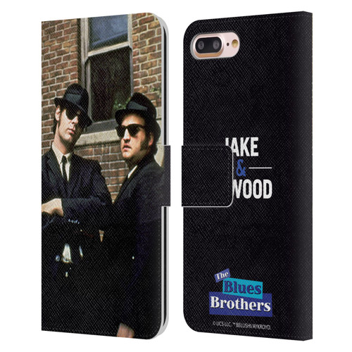The Blues Brothers Graphics Photo Leather Book Wallet Case Cover For Apple iPhone 7 Plus / iPhone 8 Plus