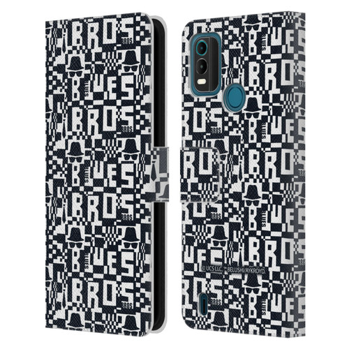 The Blues Brothers Graphics Pattern Leather Book Wallet Case Cover For Nokia G11 Plus