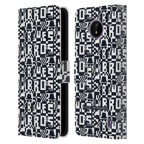 The Blues Brothers Graphics Pattern Leather Book Wallet Case Cover For Nokia C10 / C20
