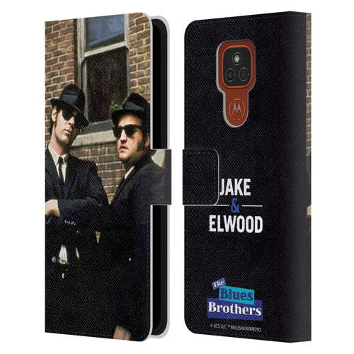 The Blues Brothers Graphics Photo Leather Book Wallet Case Cover For Motorola Moto E7 Plus