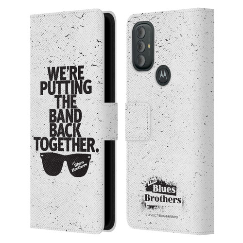 The Blues Brothers Graphics The Band Back Together Leather Book Wallet Case Cover For Motorola Moto G10 / Moto G20 / Moto G30