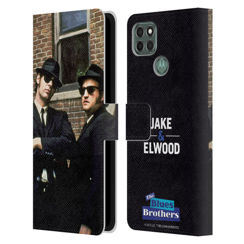 The Blues Brothers Graphics Photo Leather Book Wallet Case Cover For Motorola Moto G9 Power